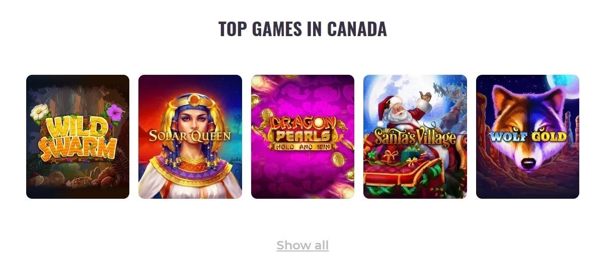 Casino Days top games in Canada-min