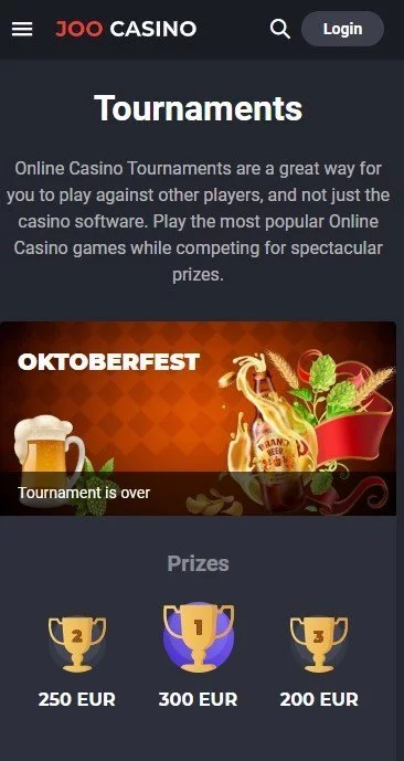 Joo Casino Tournaments