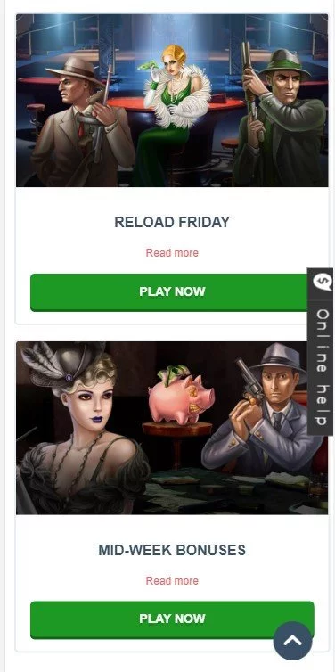 Syndicate Casino Promotions Screenshot
