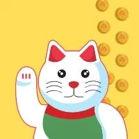 Money cat icon